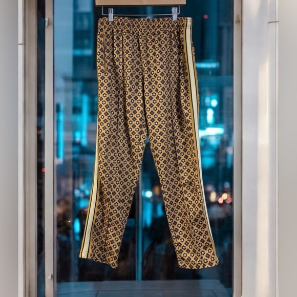 Urban Outfitters Oscar Brown and Yellow Geometric Jogger Sweatpants. - Picture 5 of 6